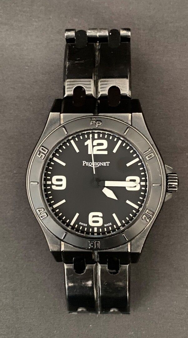 Montre-bracelet d'homme PEQUIGNET acier Men's wrist watch PEQUIGNET 

Black stee&hellip;