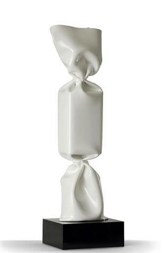 Laurence JENKELL 
Laurence JENKELL (née en 1965) - Wrapping bonbon blanc - Sculp&hellip;