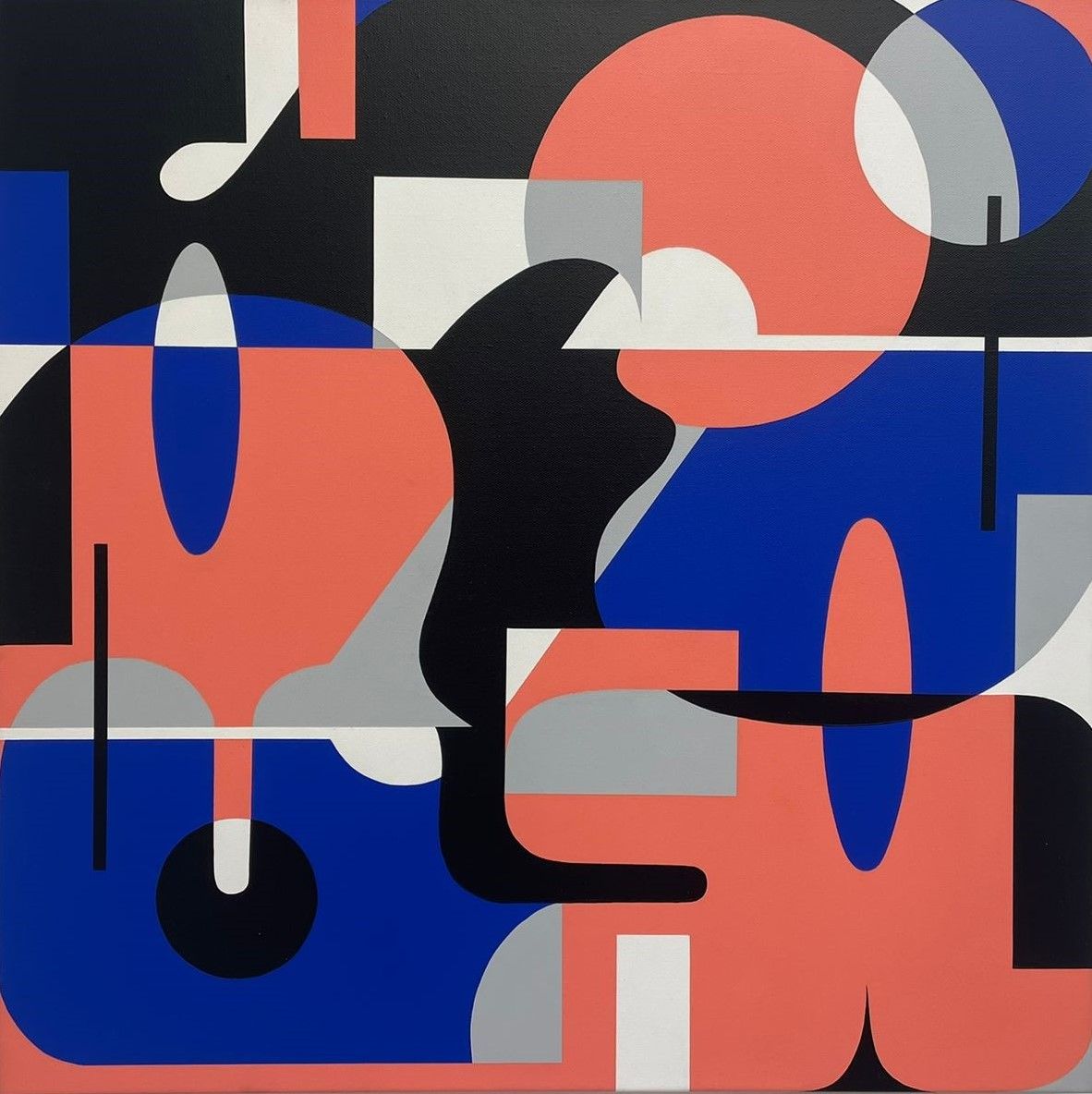 OBLIQUE (Romain Lortal) 
OBLIQUE (Romain Lortal) - 线性系列#3 - 丙烯酸画布 - 背面签名 (60 x 6&hellip;