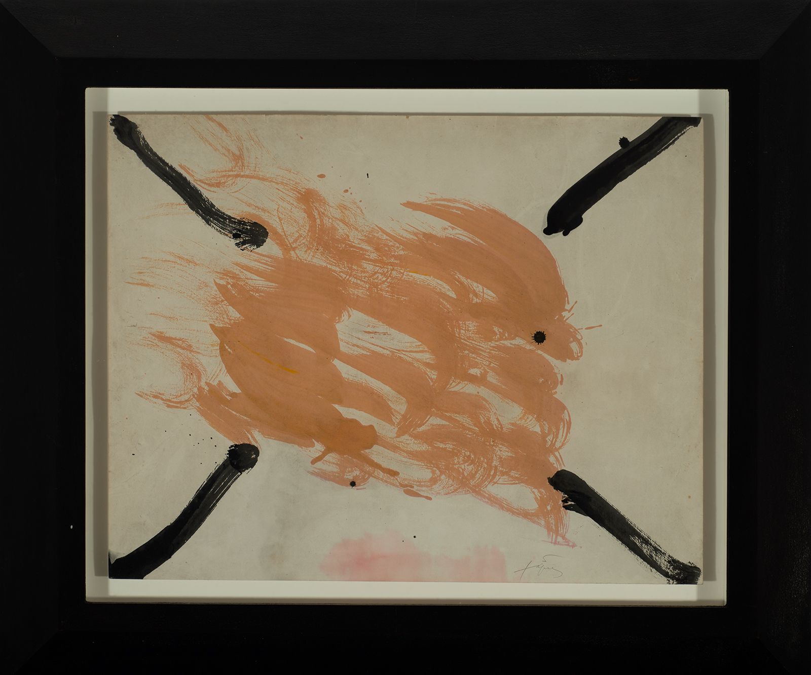 Antoni Tàpies (1923 - 2012), "Returns of the distant life" Importante acquerello&hellip;