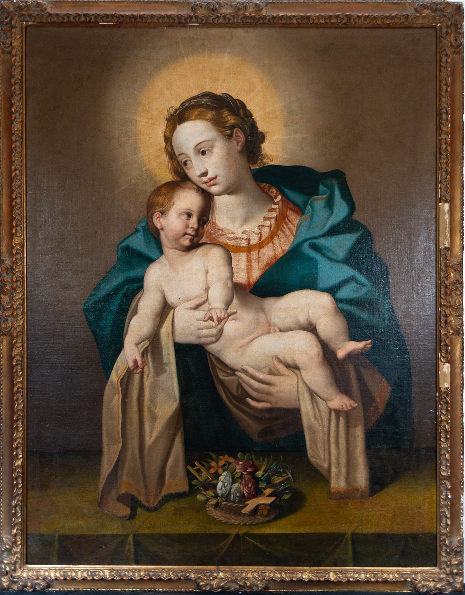 Virgin with Child in Arms, Italian school of the 18th century Jungfrau mit Kind &hellip;