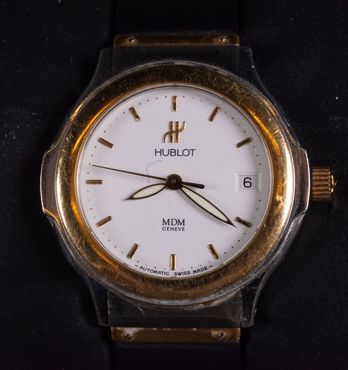 Hublot MDM titanium and gold men's watch Hublot MDM Geneve watch. Model for lady&hellip;