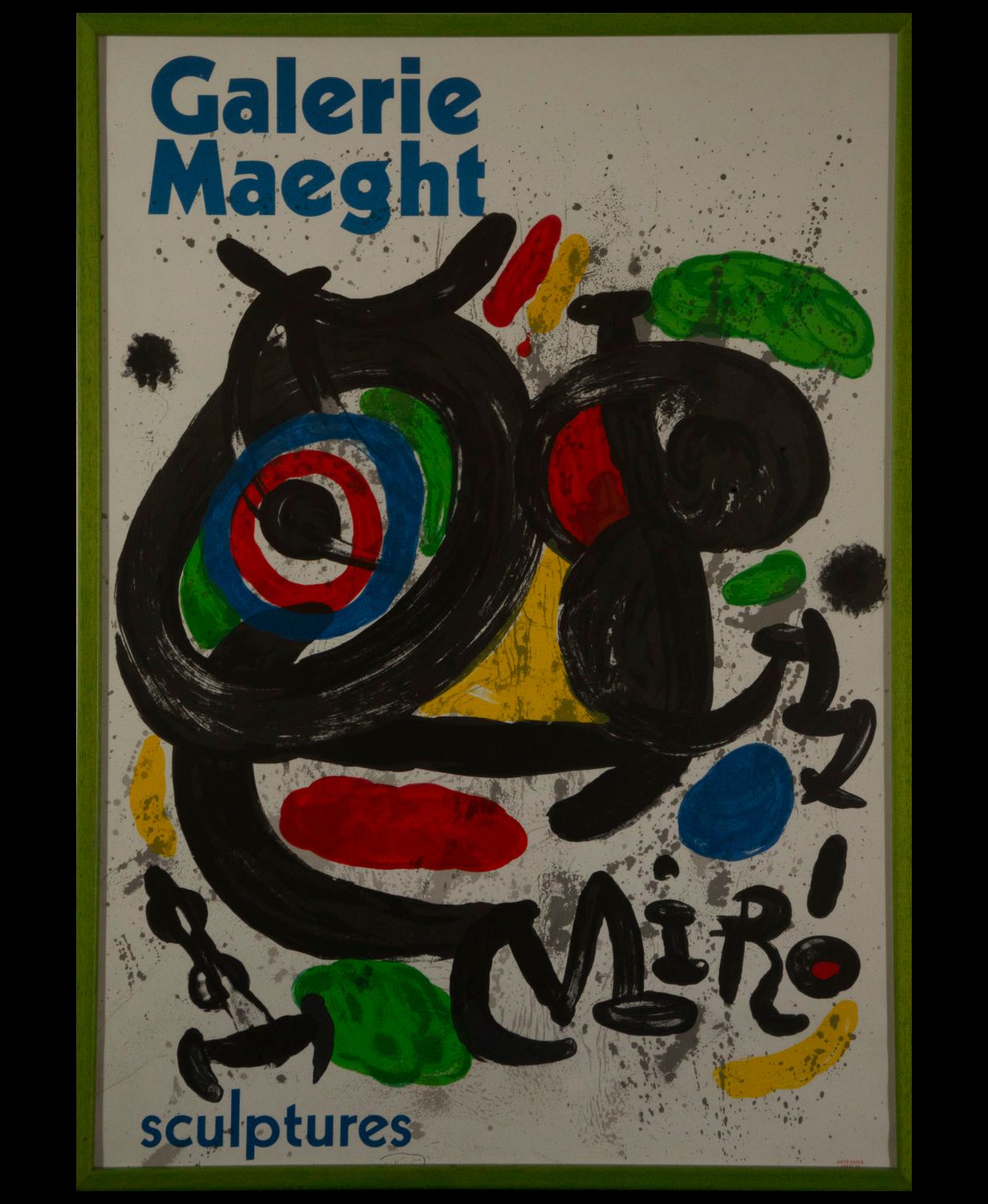 Null Affiche, Joan Miró, Galerie Maeght
Dimensions de l'affiche : 78 x 60 cm