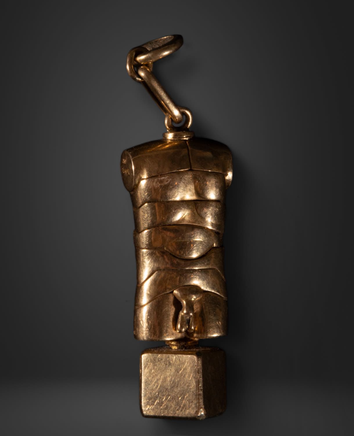 Null Buste de David pendentif sculpture type bijou en or 18k Lety et poids 110g
&hellip;
