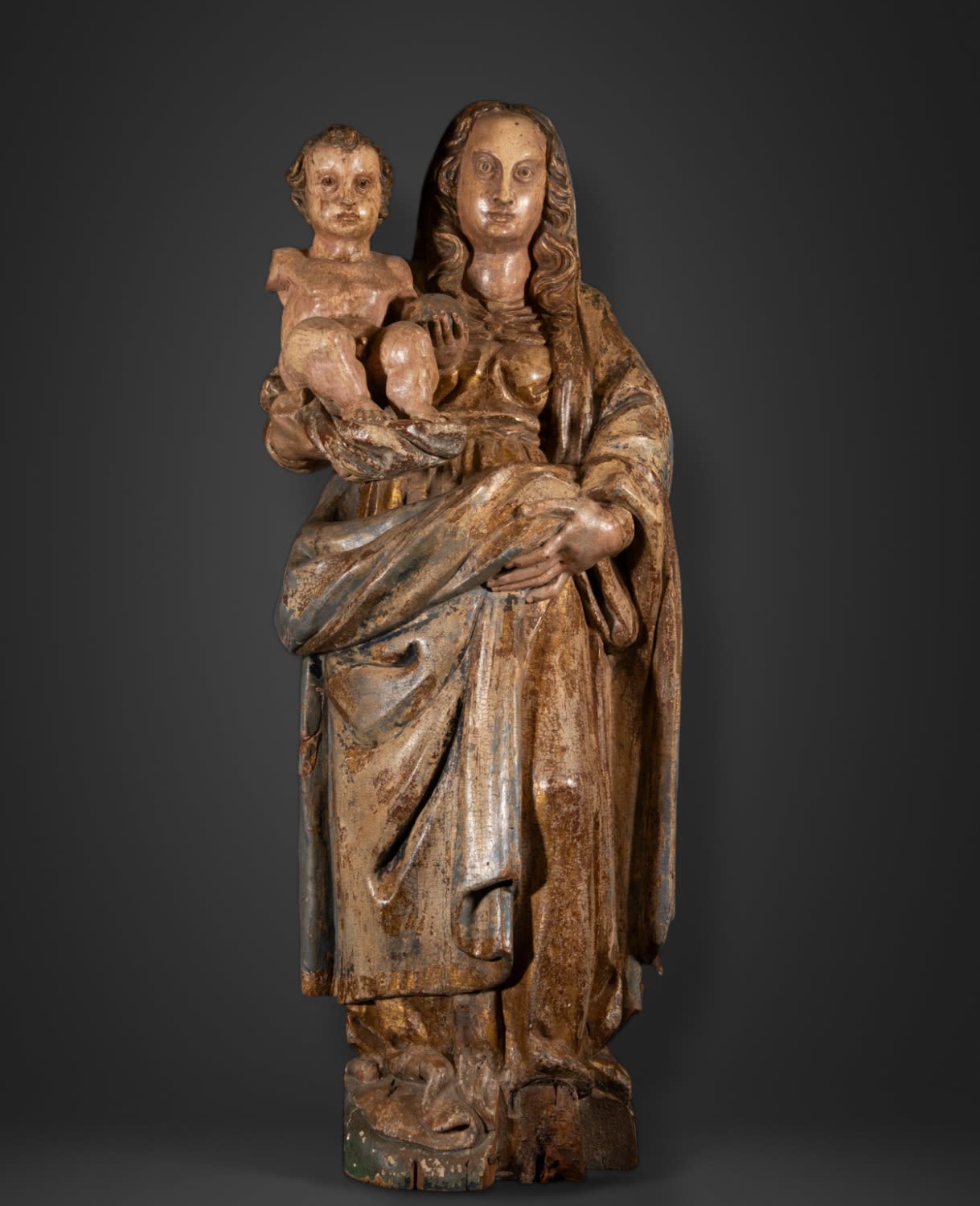 Null Grande Vierge portugaise de la Renaissance du XVIe siècle
Dimensions : 90 x&hellip;