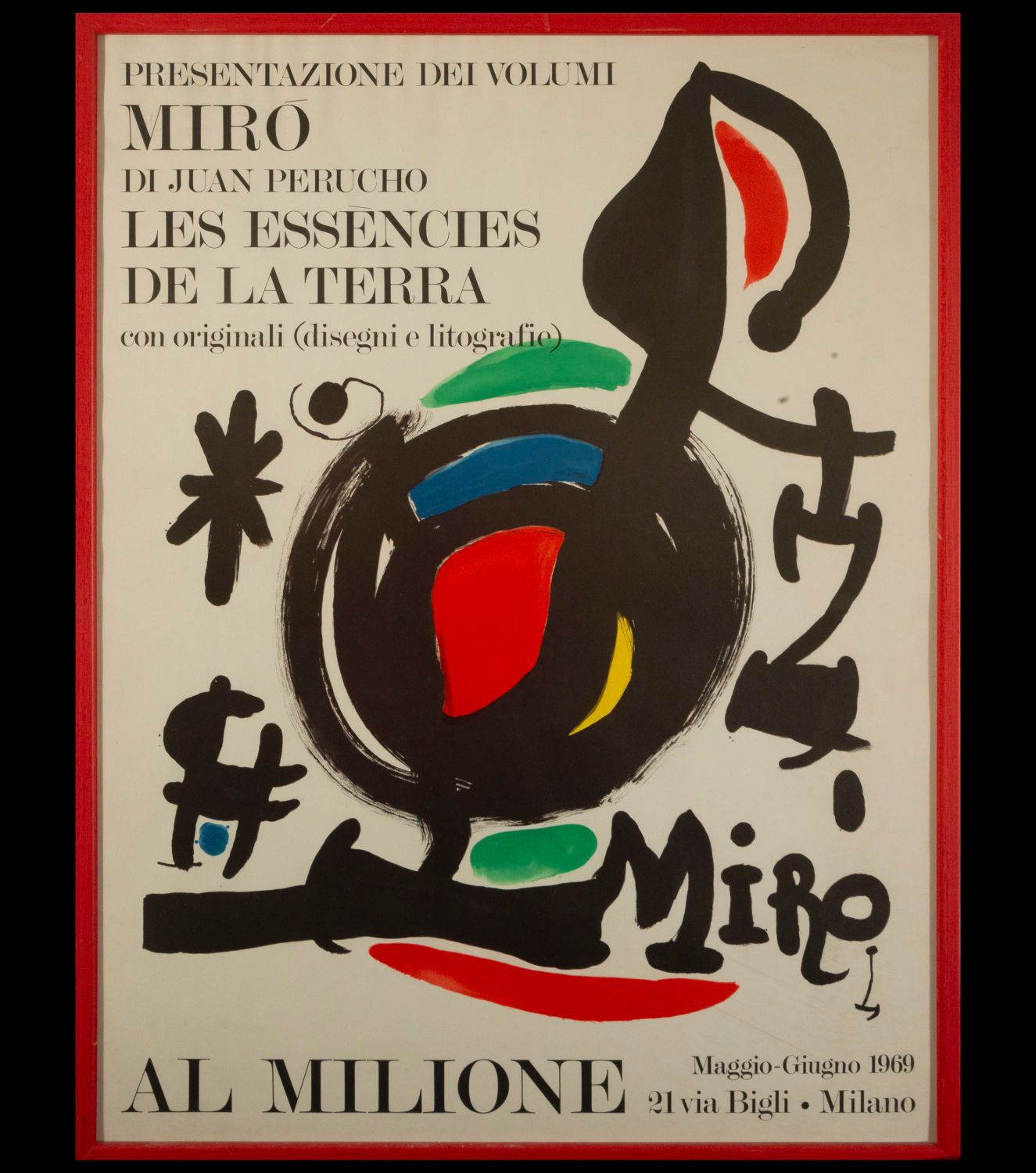 Null Affiche, Joan Miró, "Les essences de la terre", dédiée à Juan Perucho, Mila&hellip;
