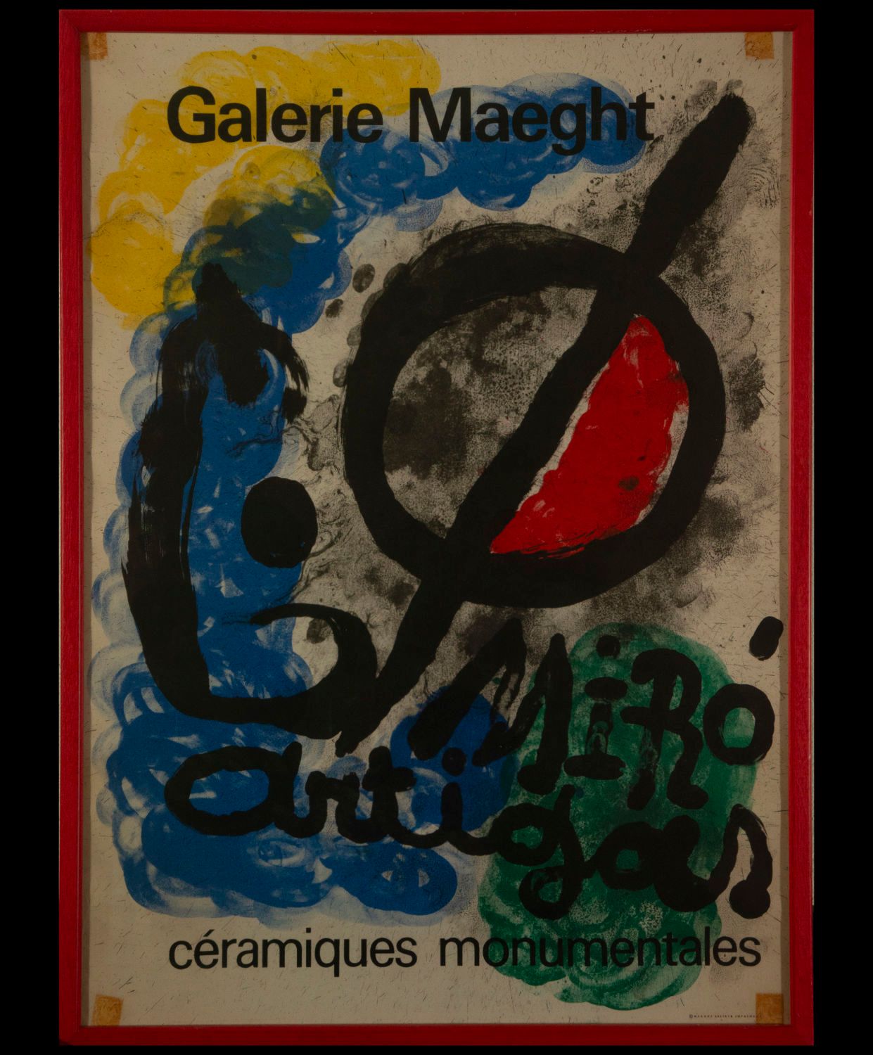 Null Affiche, Joan Miró, Galerie Maeght
Dimensions de l'affiche : 70 x 52 cm