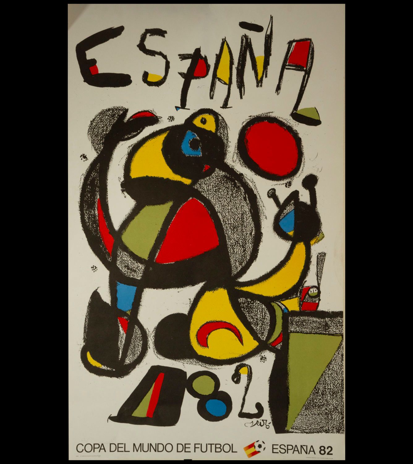 Null Affiche, Joan Miró, Coupe du monde Espagne 1982
Dimensions : 95 x 60 cm