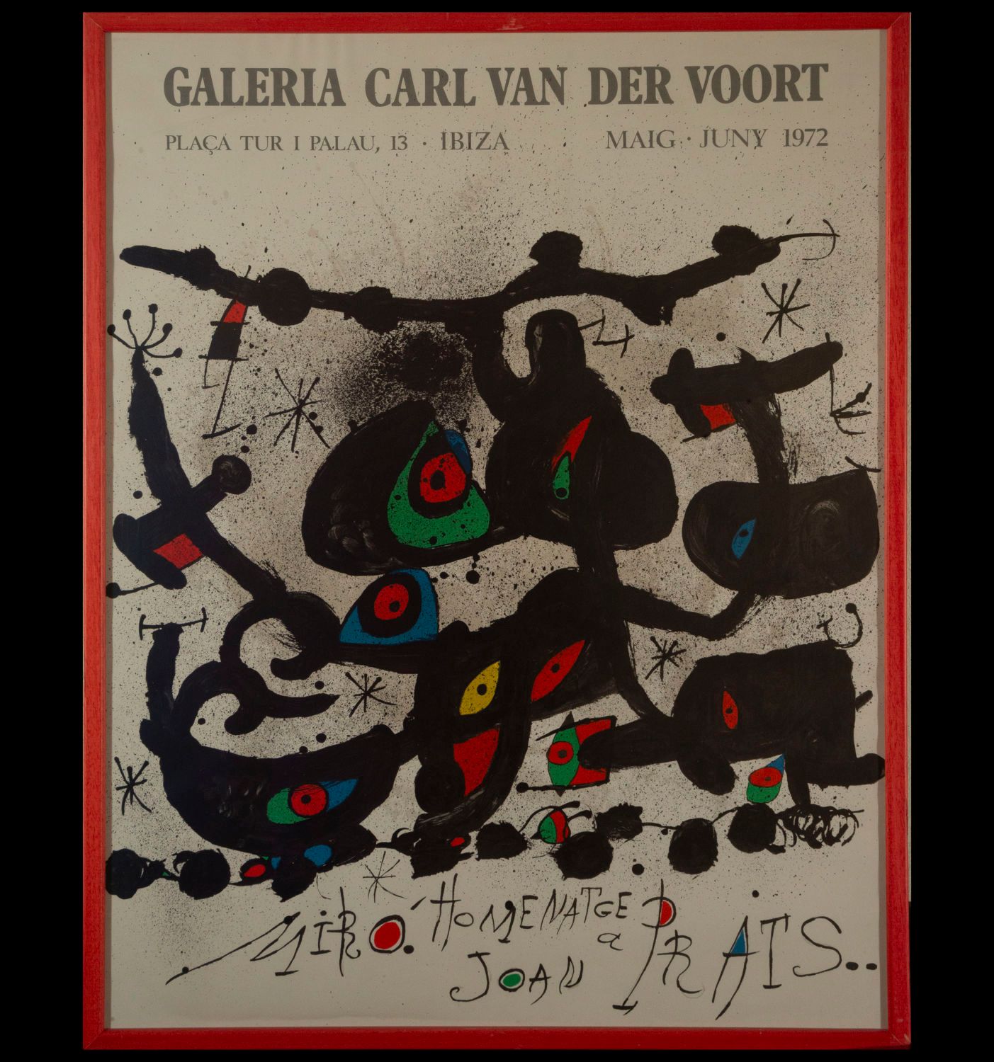 Null Affiche du Musée national d'art contemporain consacrée à Joan Miró, juillet&hellip;