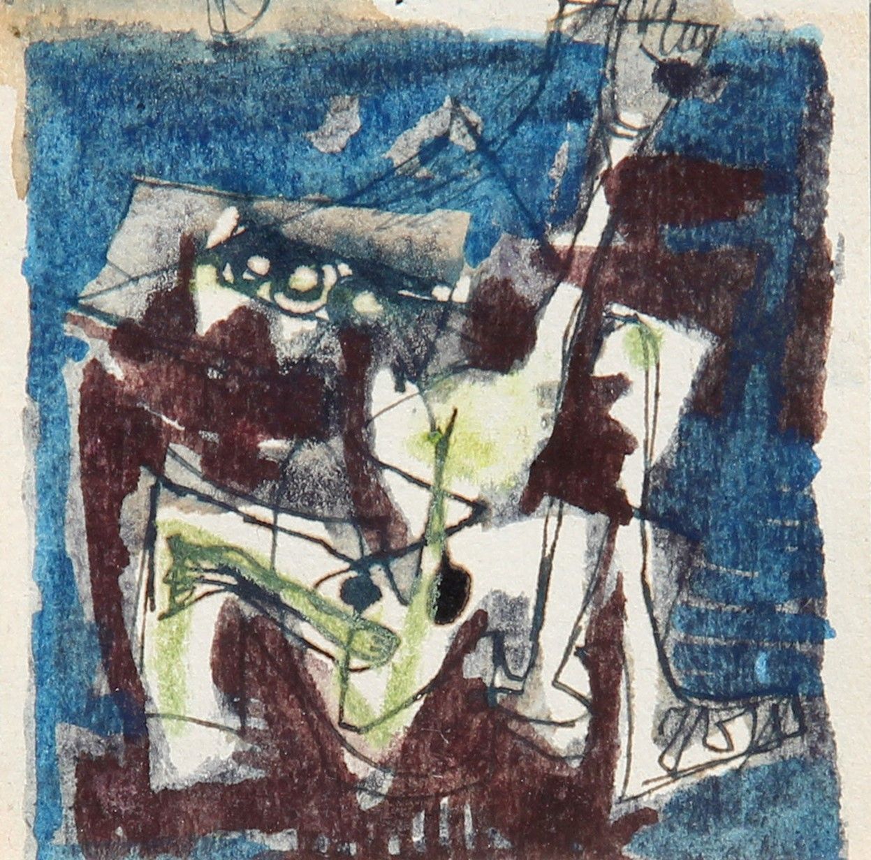 Basaldella AFRO Untitled 1952-1953, Mischtechnik auf Papier, cm. 7,8x7,2

Zertif&hellip;