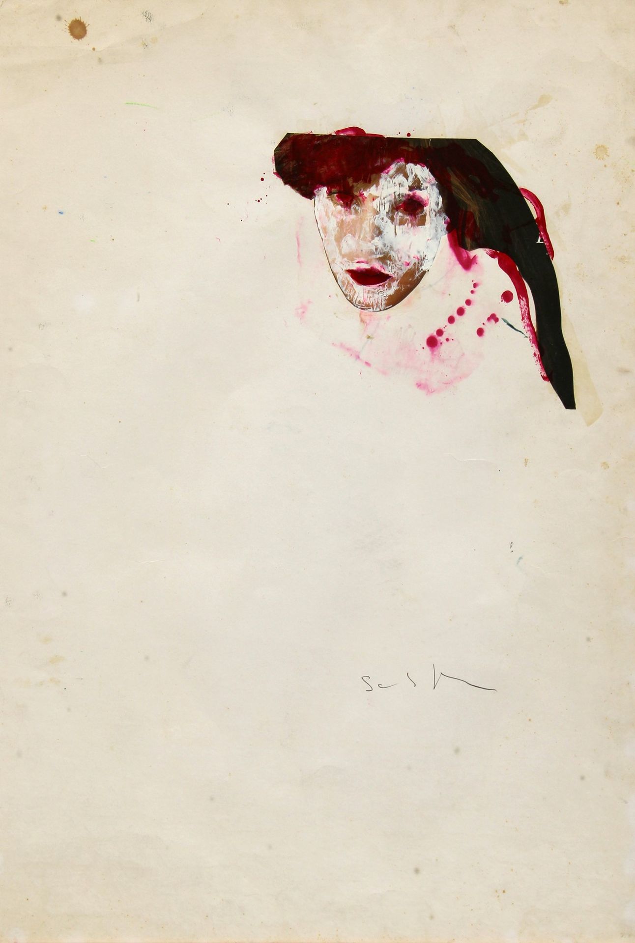 Mario SCHIFANO Untitled 1974-78, techniques mixtes sur papier, cm. 100x70

Certi&hellip;