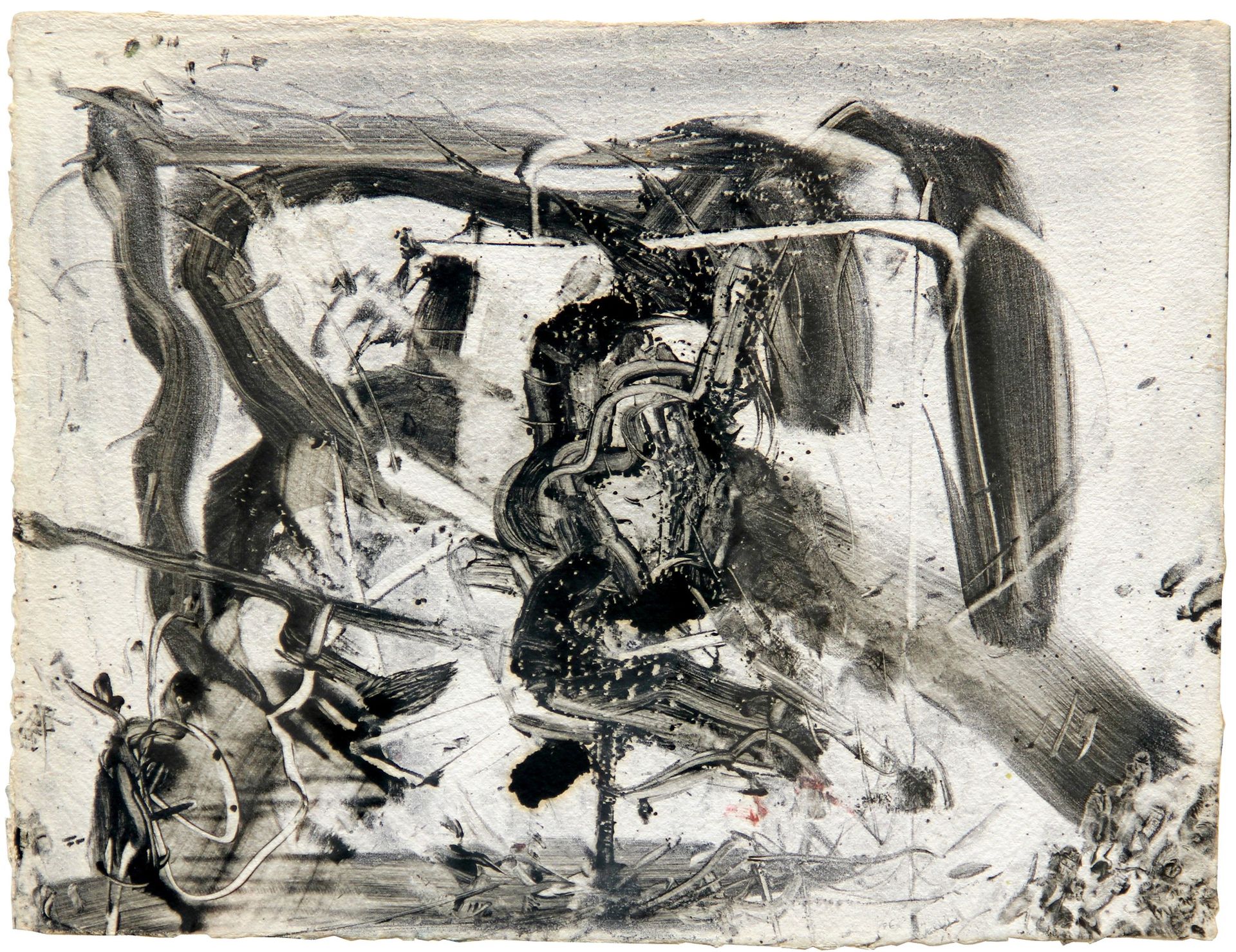 Emilio VEDOVA Spazio opposto n. 10 2006, Öl auf Karton Monotypie, cm. 57x75

Bes&hellip;