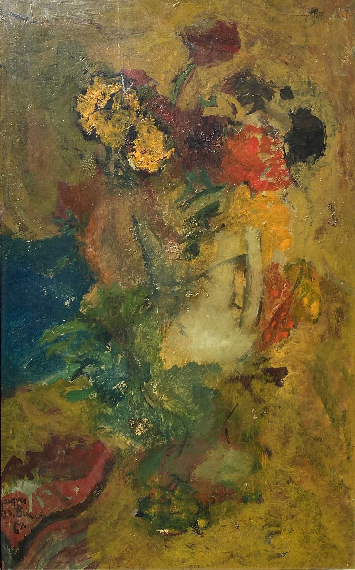 Null Jacques VAN DEN BUSSCHE (1925)

Vaso di fiori a Saint-Tropez, 1964

Olio su&hellip;