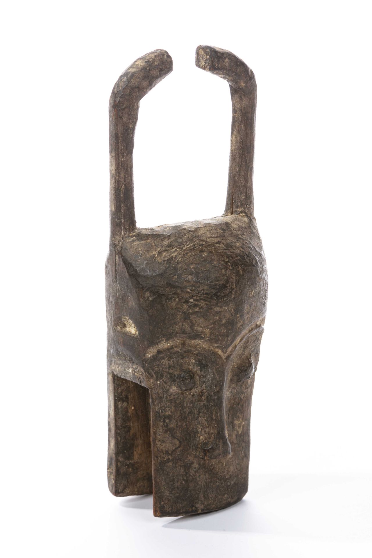 Null Baoule/ Yaoure style mask Ivory Coast 
Wood 
H: 19 cm
Description: Long rec&hellip;
