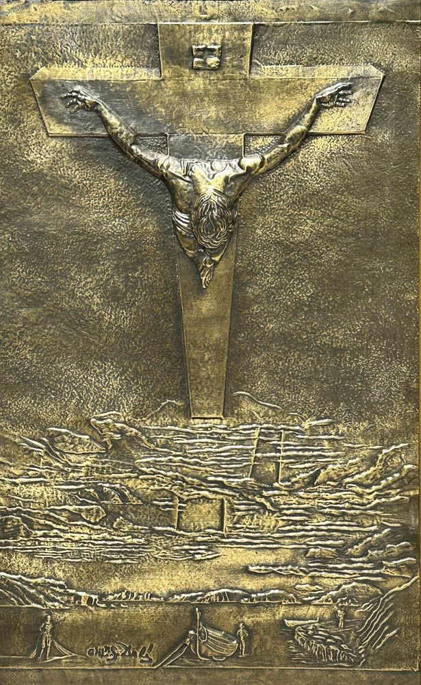 DALI - CRUCIFIXION Salvador DALI (1904-1989)
Crucifixion
Embossed copper panel. &hellip;