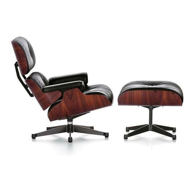 Null Charles (1907-1978) & Ray (1912-1988) EAMES 
Lounge Chair et son ottoman 
E&hellip;