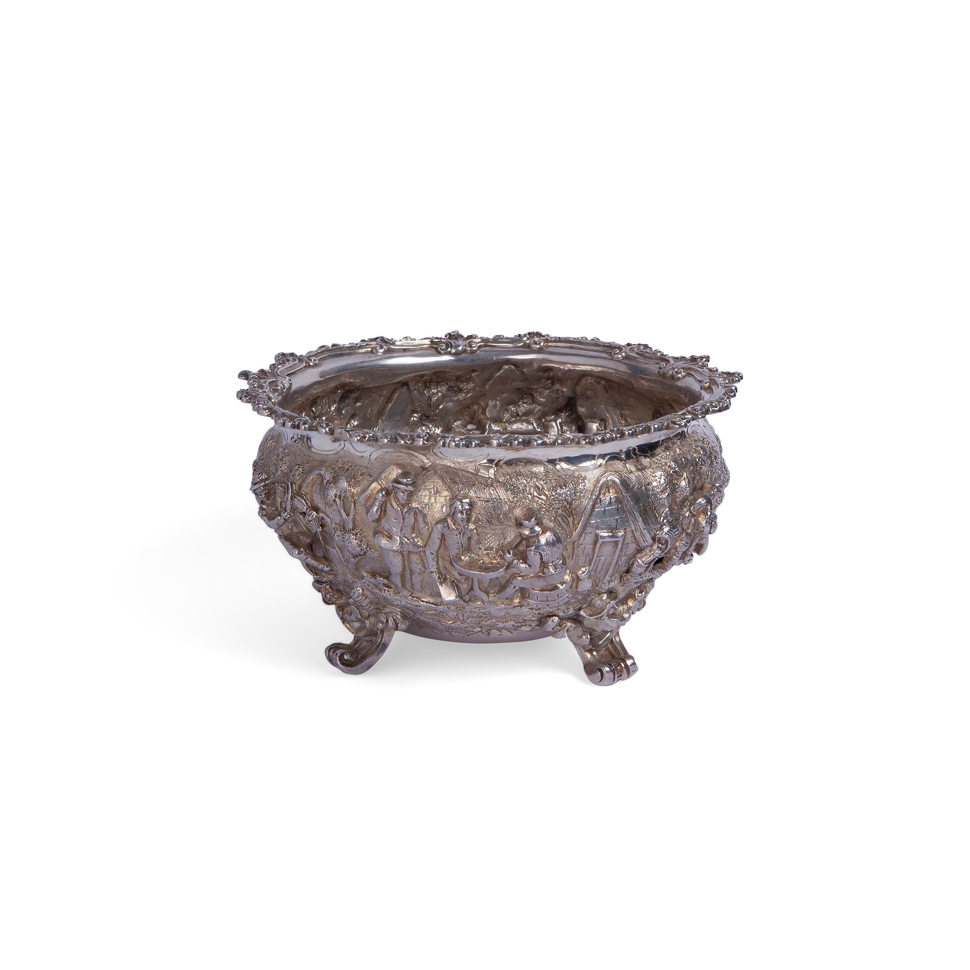 Silver bowl, London 1855 Argent sterling 925, période de la reine Victoria, maît&hellip;