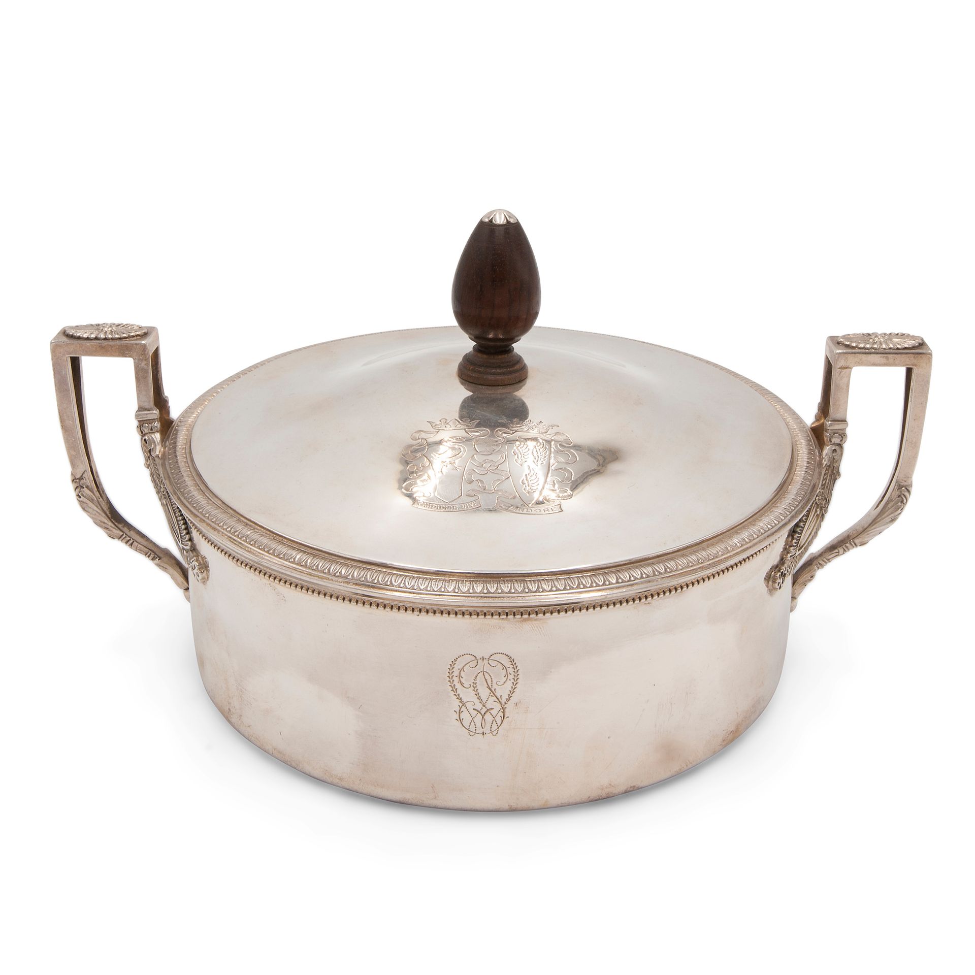 Swiss silver vegetable dish, neoclassical period Marchi Bossard & son Peso total&hellip;