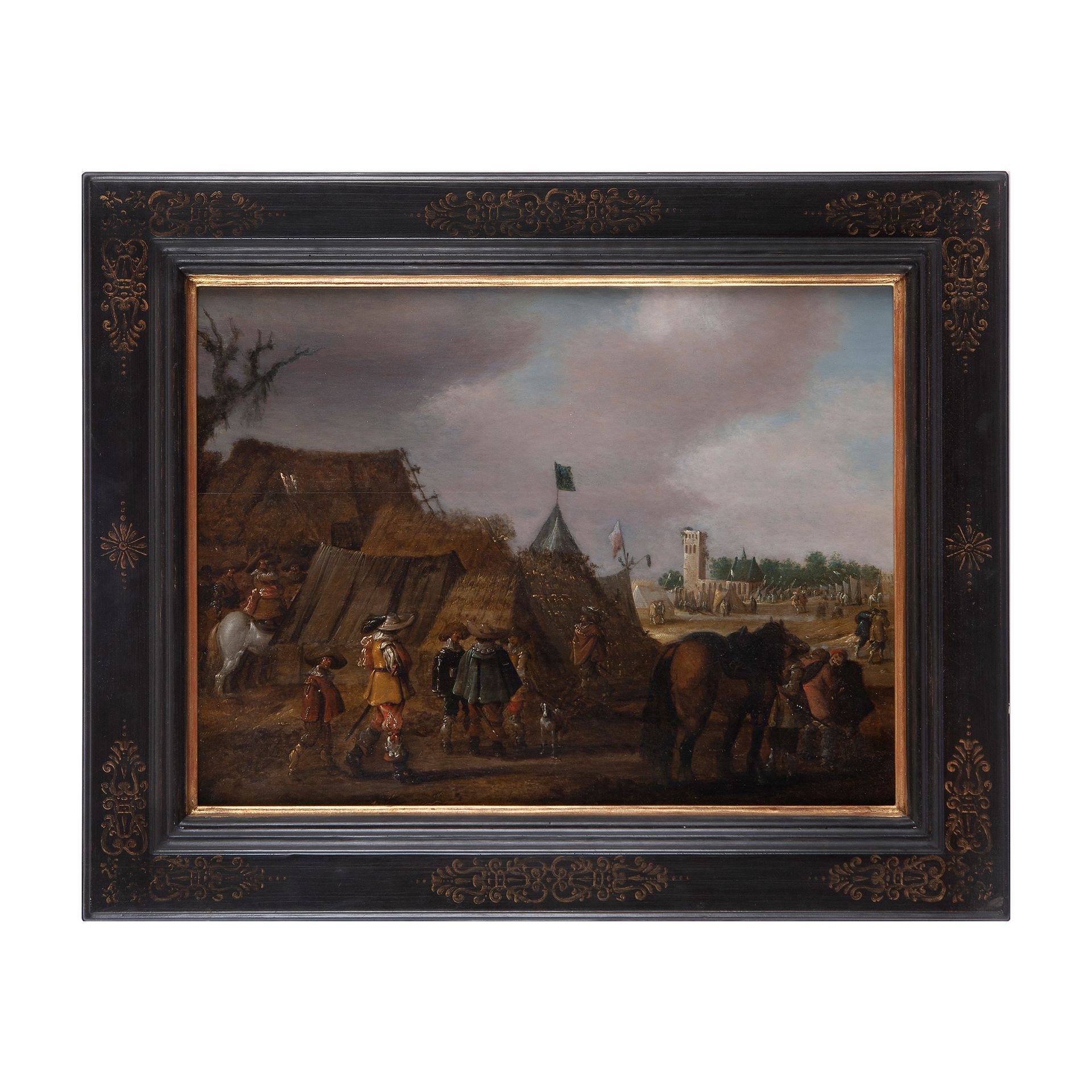 Flemish painter of the second half of the 17th century, Military camp Peintre fl&hellip;