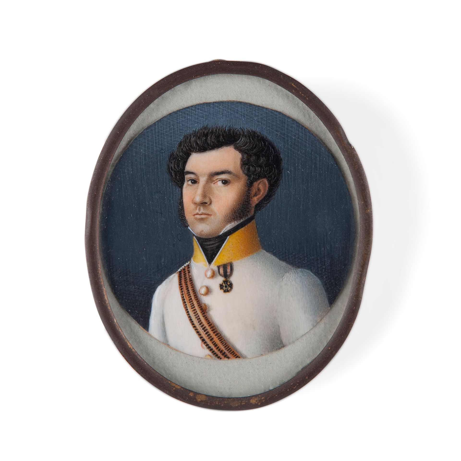 Portrait miniature of an official, late 18th - early 19th century Offiziell mögl&hellip;