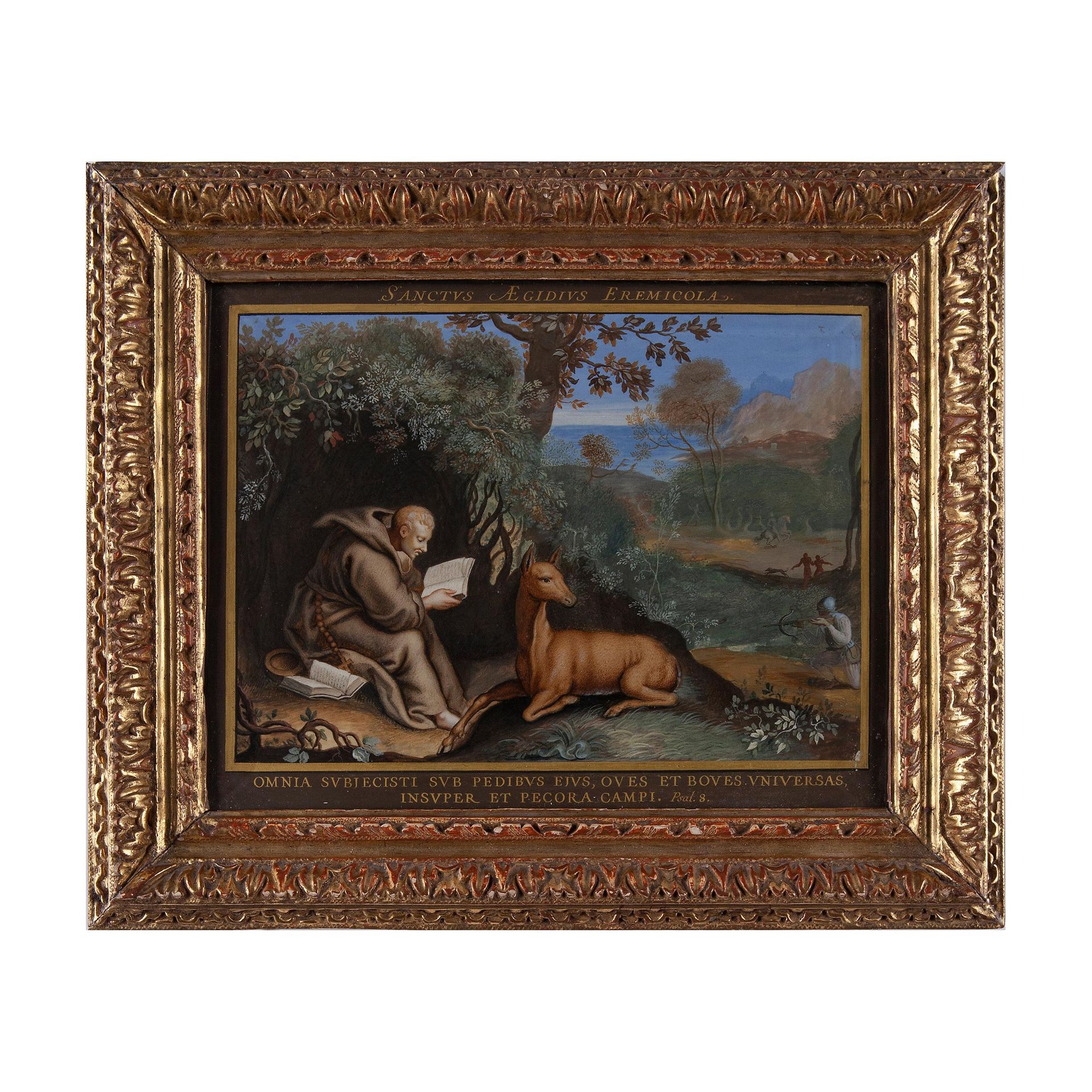 Flemish painter of the 17th century, Saint Giles Peintre flamand du XVIIe siècle&hellip;
