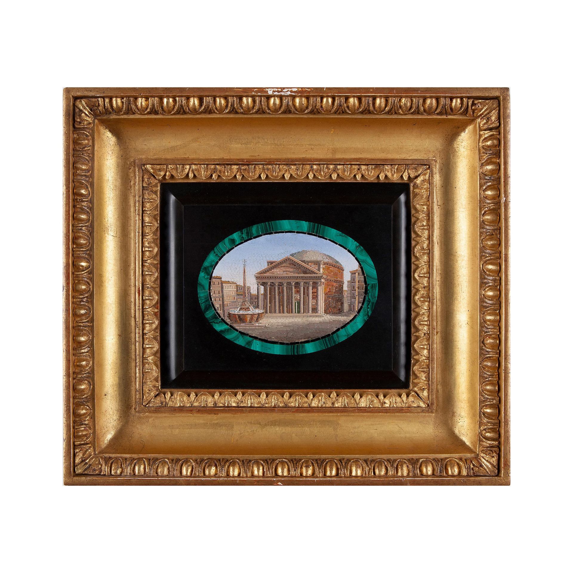 Micromosaic of the Pantheon, RFSP manufactory c. 1880 万神殿的微马赛克，RFSP制造厂，约1880年 比利&hellip;