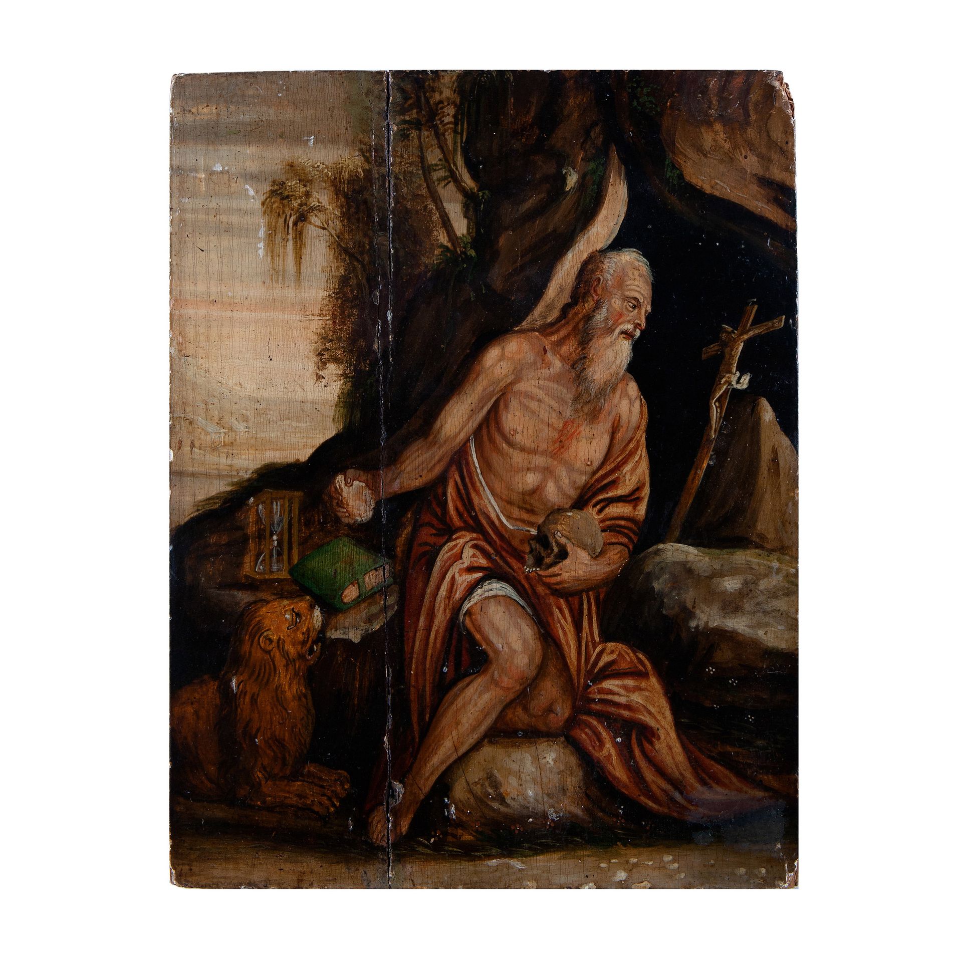 Venetian painter of the 16th century, Saint Jerome in the Desert Peintre vénitie&hellip;