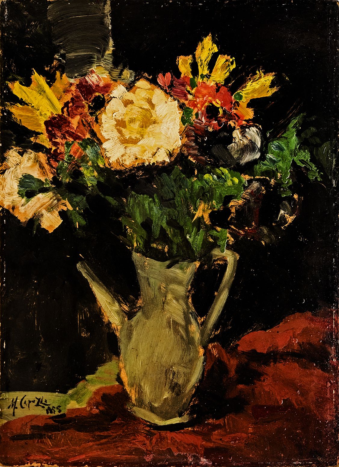 MARIO CAPUZZO, Vaso di fiori MARIO CAPUZZO 

(Badia Polesine 1902 - Pontemaodino&hellip;