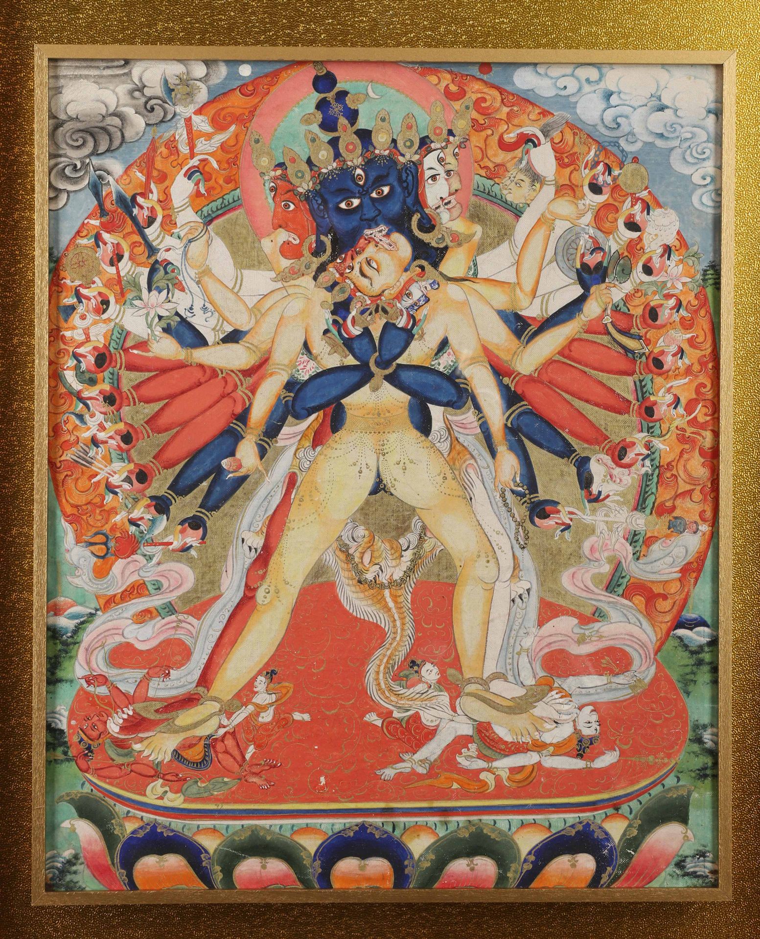 THANGKA DEPICTING CHAKRASAMVARA Tibet , 18th century





Dimensions Painting: 3&hellip;