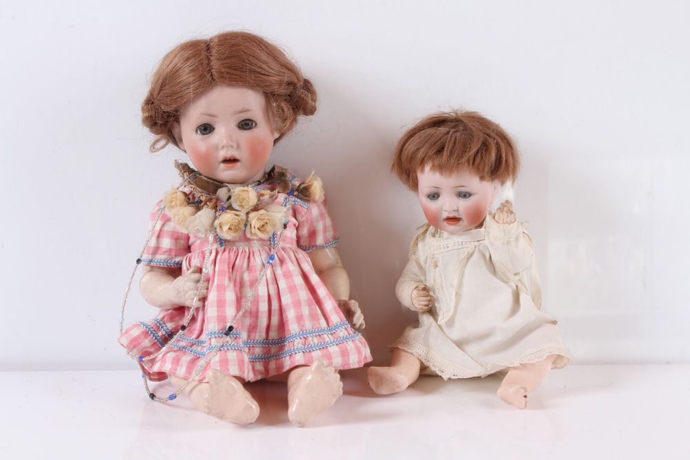 Null Two dolls. Simon & Halbig for Baehr & Proeschild. Marked "0 Germany" and an&hellip;