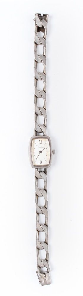 Null Ladies' wristwatch. Predial brand. Silver 835. Watch and link bracelet. Wei&hellip;