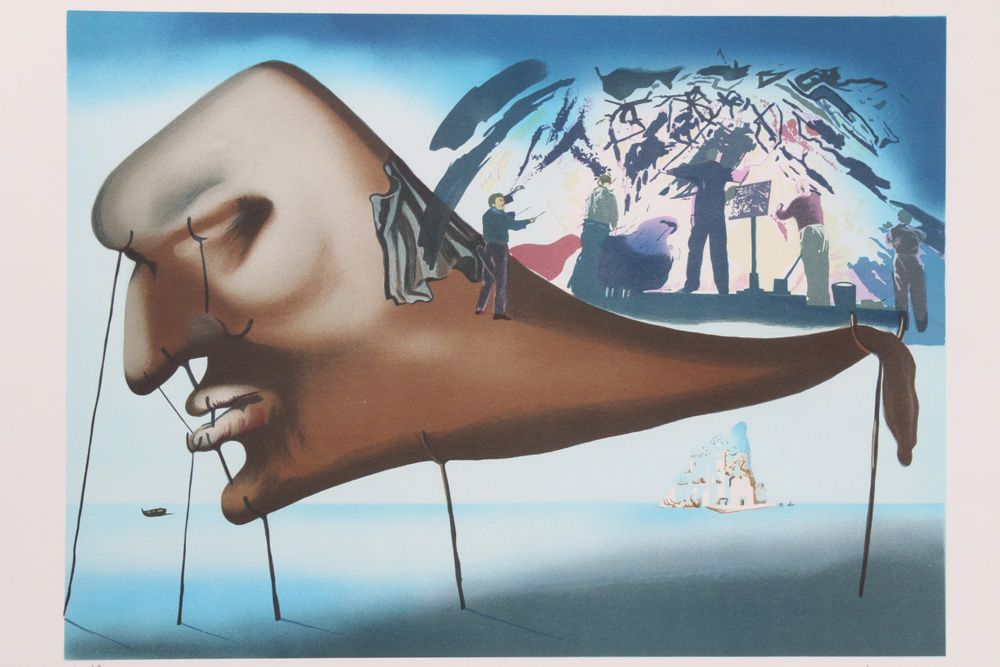 Null Dalí, Salvator. Figueres 1904 - 1989 ibid. Litografía en color. Sueño con c&hellip;