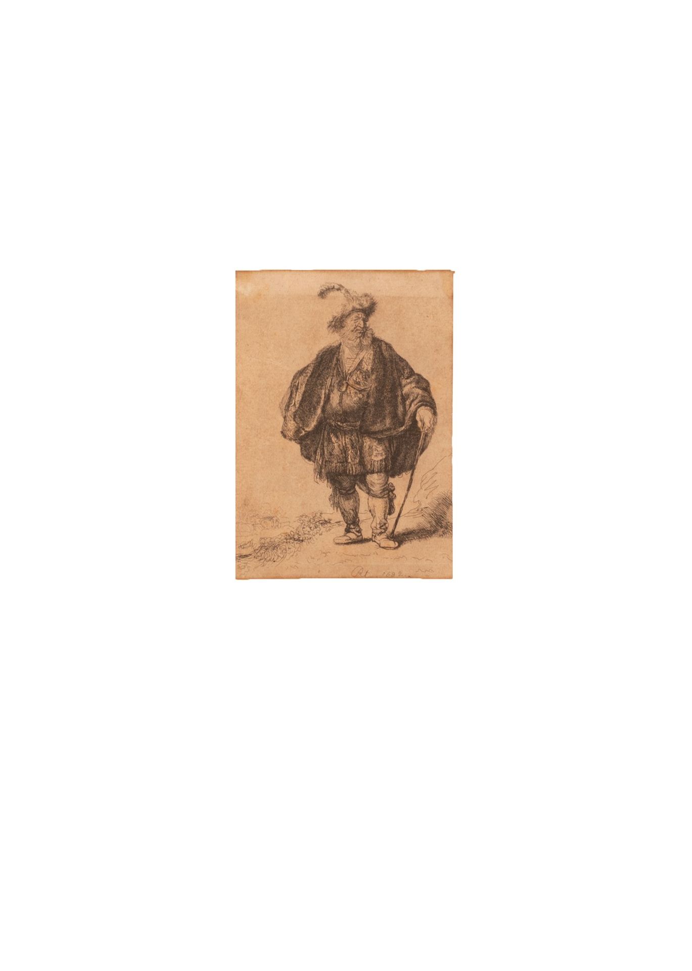 Rembrandt (Leida, 1606 - Amsterdam, 1669) 11x8 cm 2