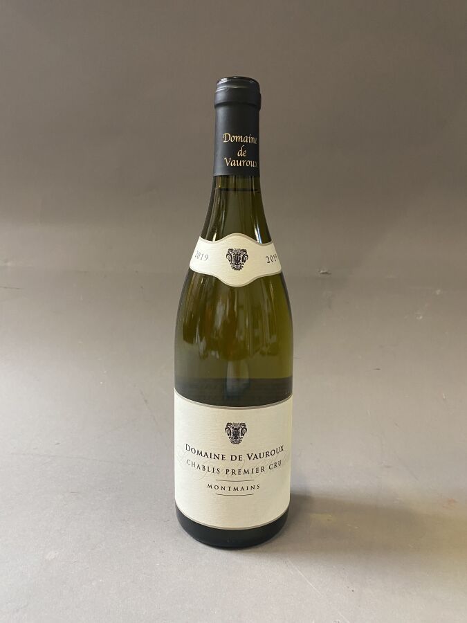 Null 9 bouteilles : CHABLIS 1er Cru MONTMAINS 2019 Domaine de Vauroux blanc