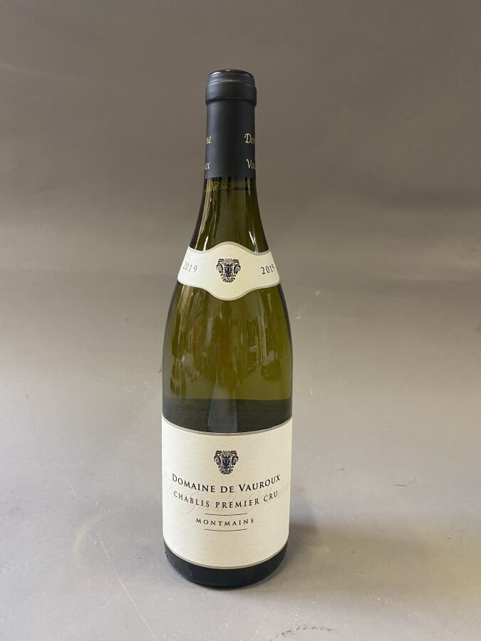Null 12瓶：CHABLIS 1er Cru MONTMAINS 2019 Domaine de Vauroux白葡萄酒