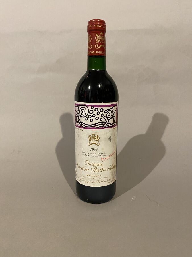 Null 1 Flasche Château Mouton Rothschild 1988 (BG)