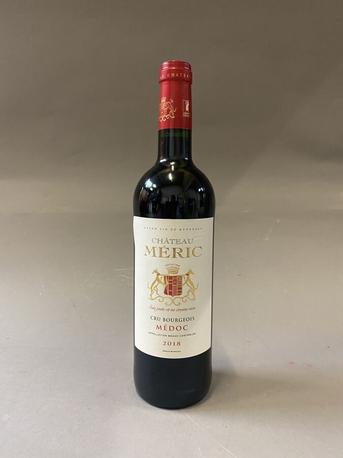 Null 12 bottiglie : Château MERIC 2018 Cru Bourgeois Médoc rosso