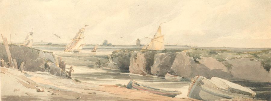 Null Louis FRANCIA (Calais 1772 - 1839)

Bateaux dans un estuaire

Aquarelle

12&hellip;
