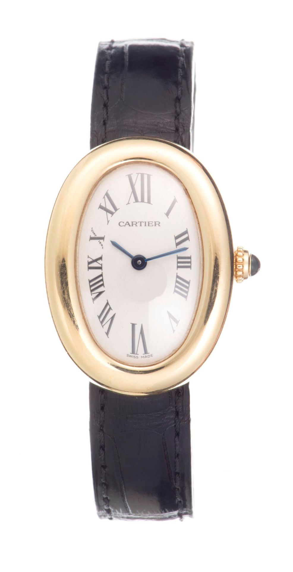 Null 
Reloj Cartier de señora, modelo Baignoire de oro amarillo 750, caja ovalad&hellip;