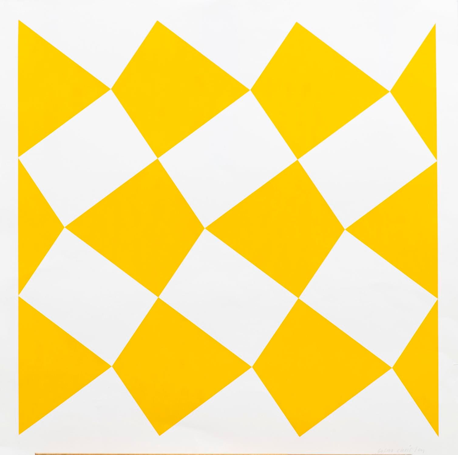 Null 安德烈亚斯-克里斯滕（1936-2006）"黄色系统形成"，1973年，黄色丝印，编号60/100，右下方有铅笔签名。

62.5 x 63 cm, &hellip;