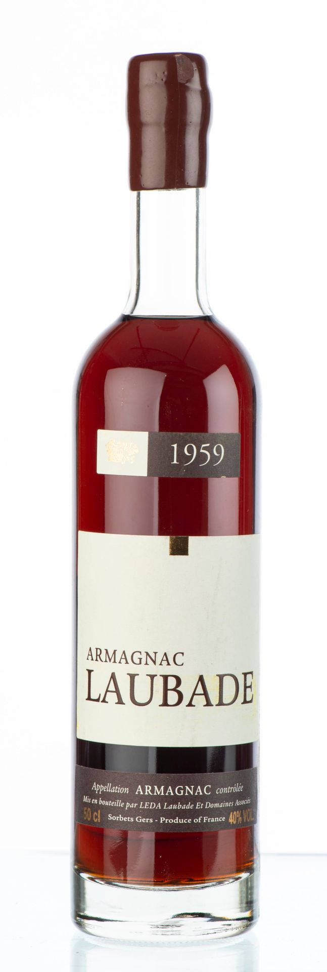 Null Armagnac LAUBADE 1959.
1 bouteille de 50 cl