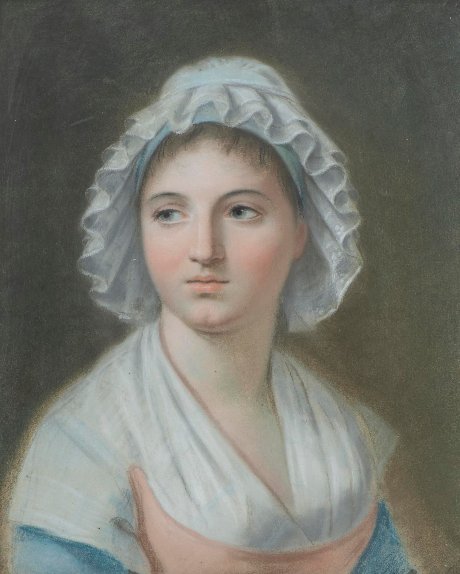 Null Arbeit aus dem späten 19. Jahrhundert, "Porträt einer jungen Frau", Pastell&hellip;