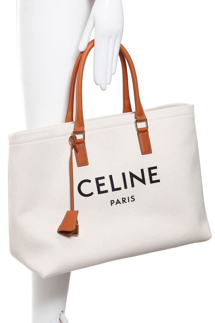 CELINE Un sac Cabas en toile Celine, 2019, 
A Celine canvas Cabas bag, 2019, 
st&hellip;