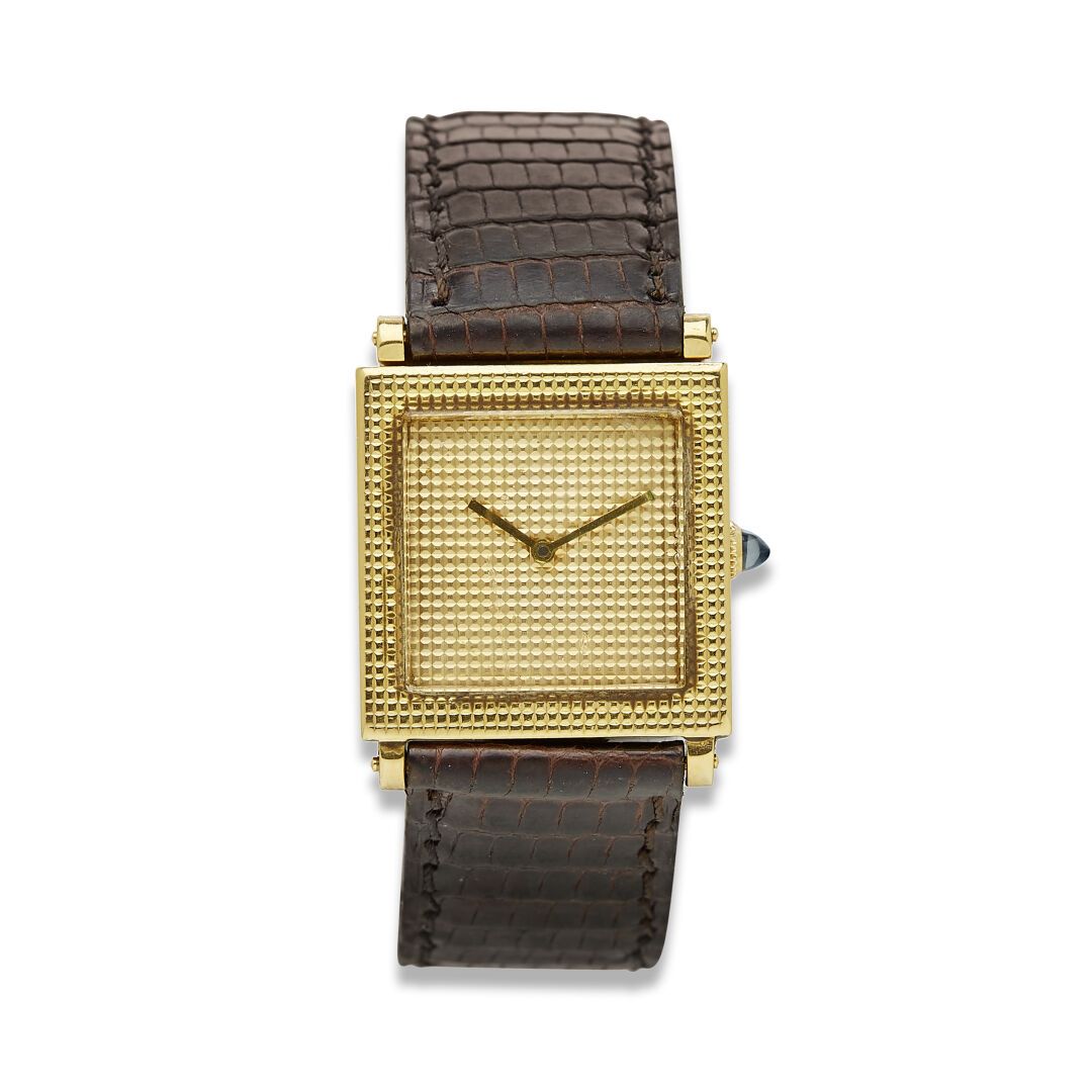 BOUCHERON Armbanduhr "Reflet- clou de Paris" in Gold

18 K (750) Gold, quadratis&hellip;