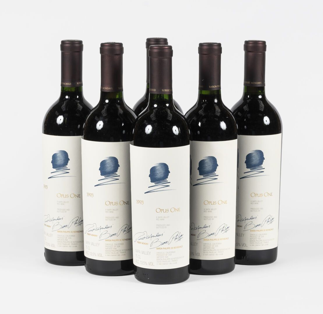 6 bouteilles Opus One 1993 6 bottles Opus One 1993
Napa Valley

Very nice aspect&hellip;