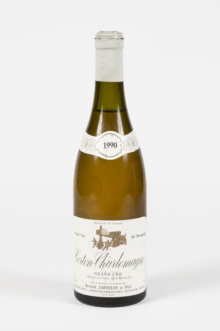 1 bouteille Corton Charlemagne, Domaine Roger Jaffelin 1990 柯顿-查理曼，罗杰-雅夫林酒庄1990年&hellip;
