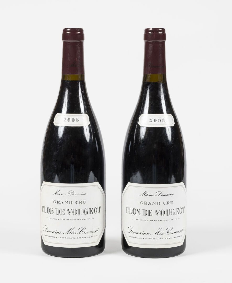 2 bouteilles Clos de Vougeot, Domaine Méo-Camuzet 2006 2 bottles Clos de Vougeot&hellip;