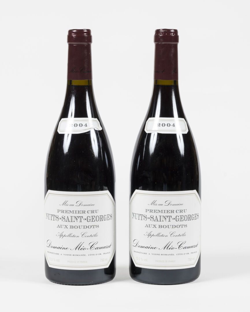 2 bouteilles Nuits Saint Georges 1er cru, Aux Boudots 2004 2 bouteilles Nuits Sa&hellip;