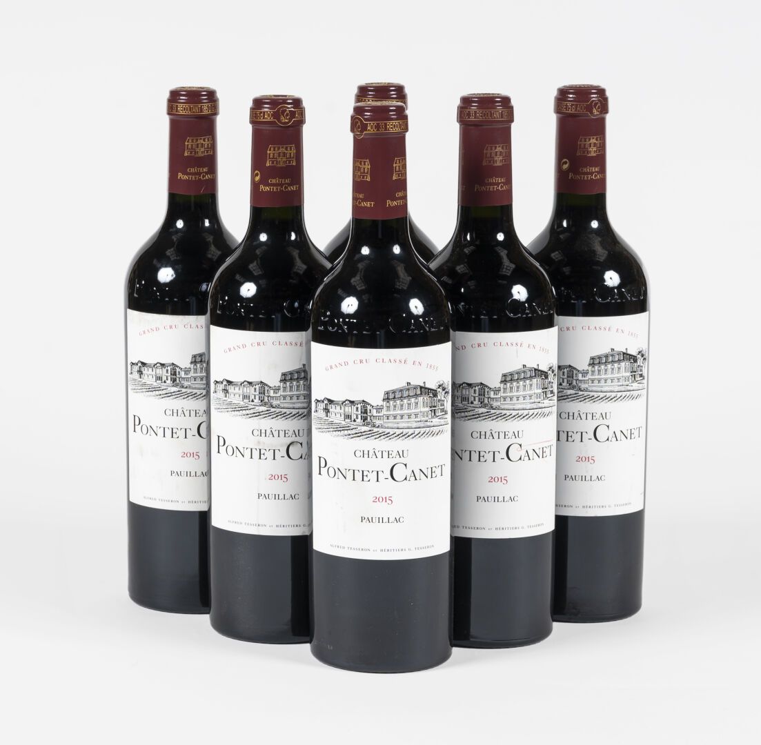 6 bouteilles Château Pontet Canet 2015 6瓶 Pontet Canet酒庄2015年葡萄酒
波亚克，五级特等酒庄

非常轻&hellip;