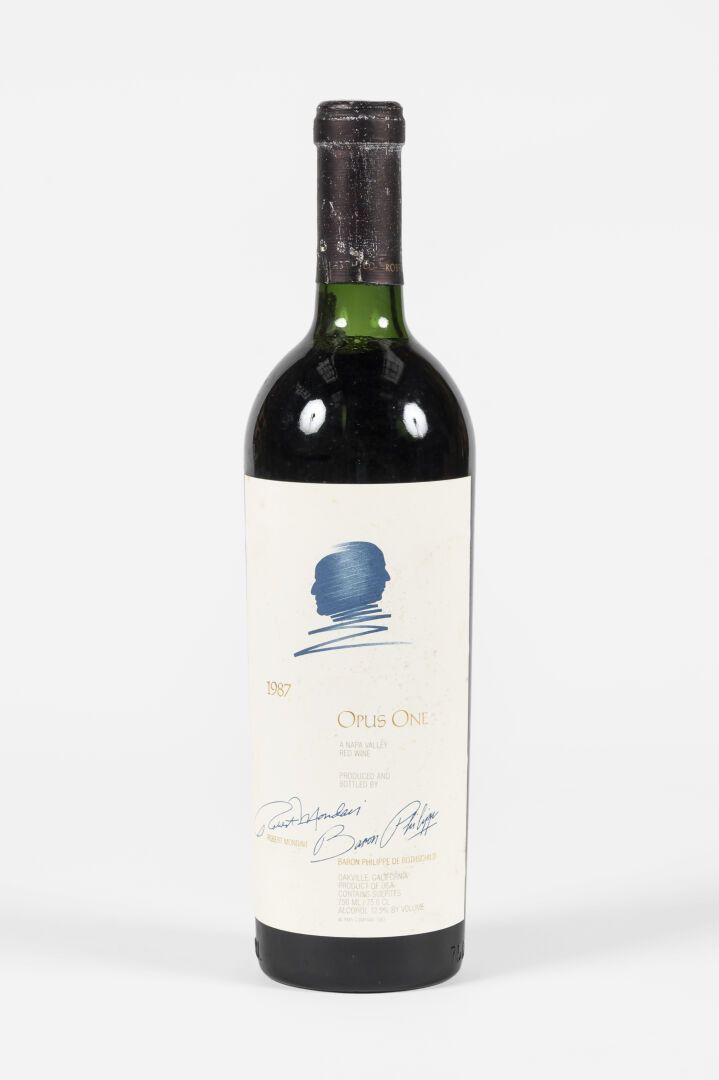 1 bouteille Opus One 1987 1 Flasche Opus One 1987
Napa Valley

Leicht beschädigt&hellip;
